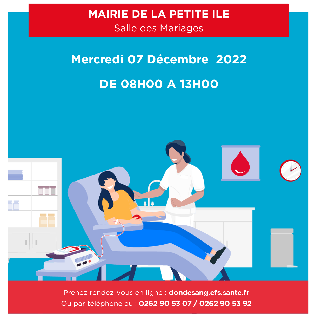 Don du sang du 7 décembre
