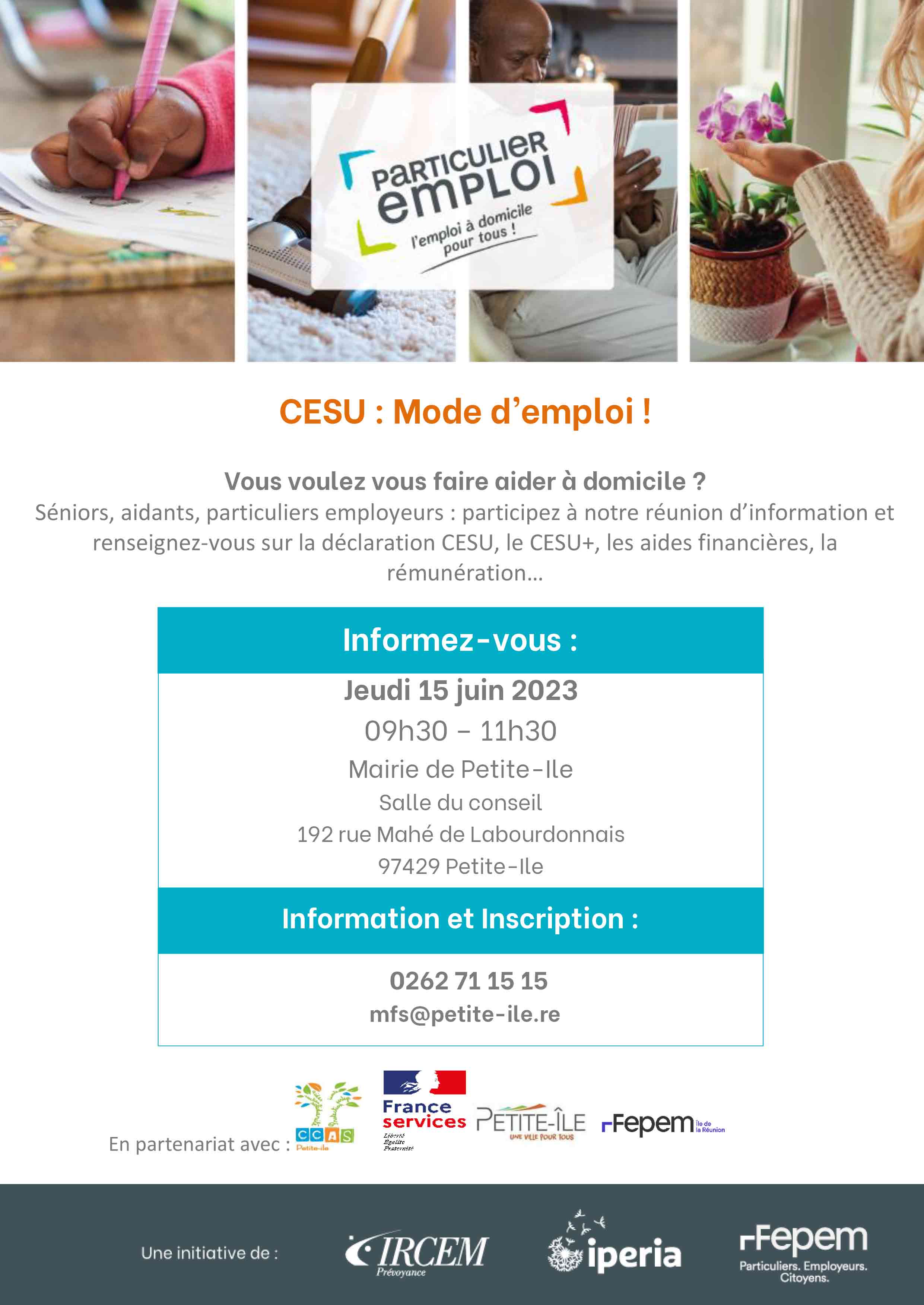 Affiche CESU mode d'emploi
