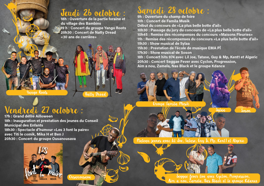 Flyer fête de l'ail - verso
