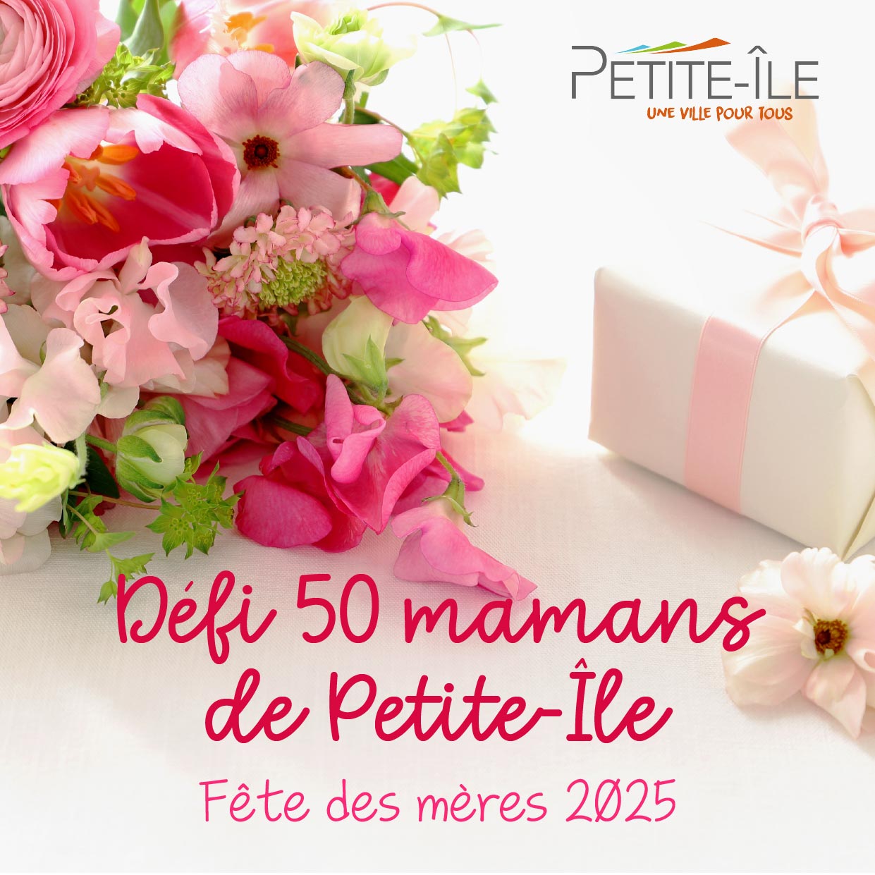 Visuel défi photos 50 mamans de Petite-Île