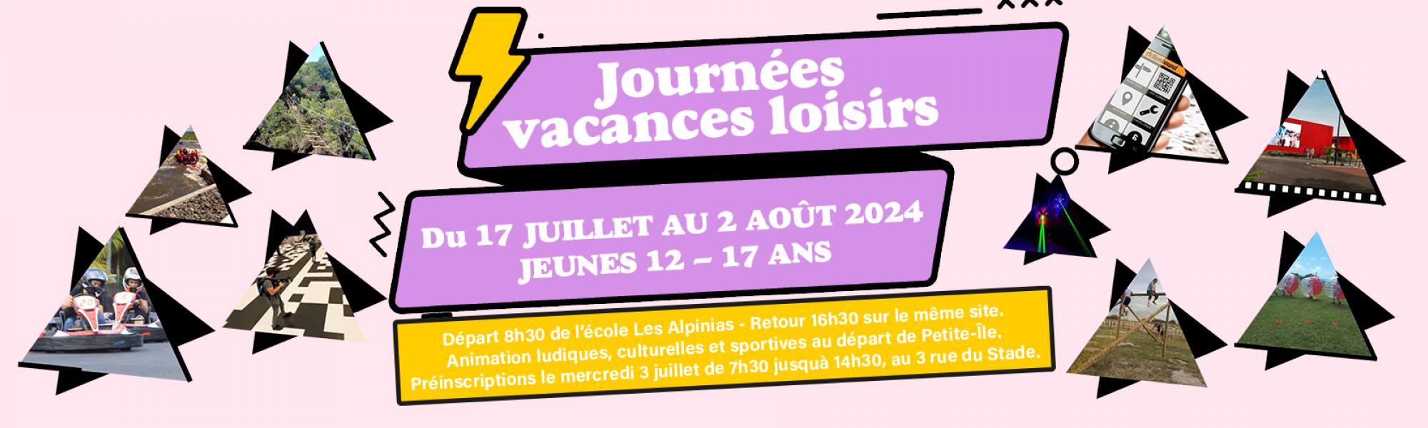 Bandeau journées vacances loisirs-juillet/août 2024