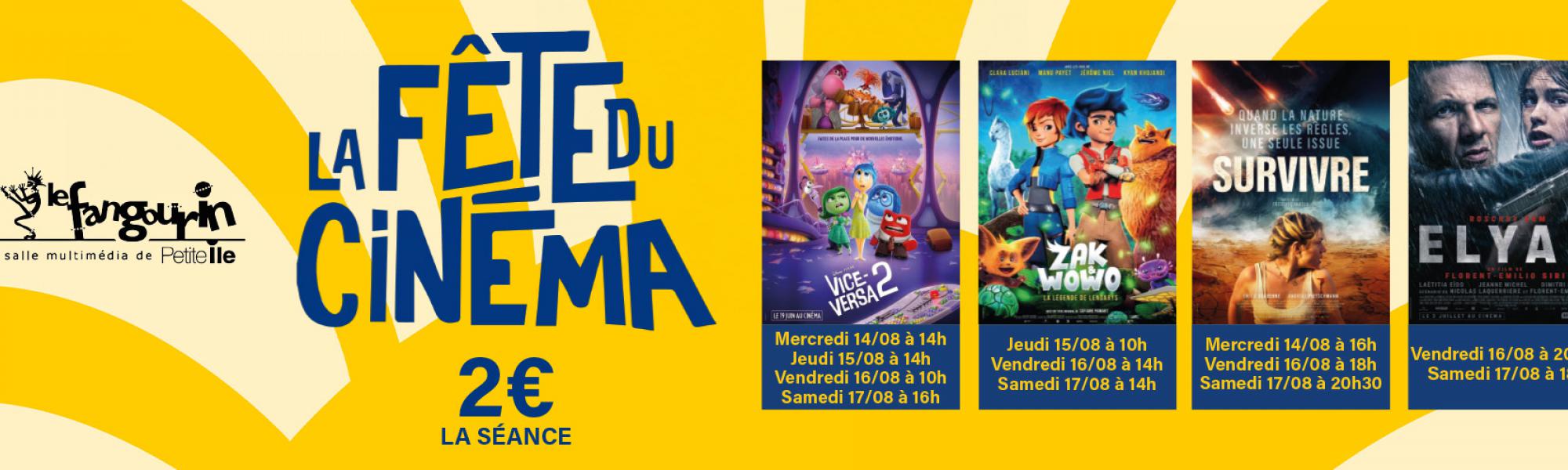 Bandeau fête du cinéma