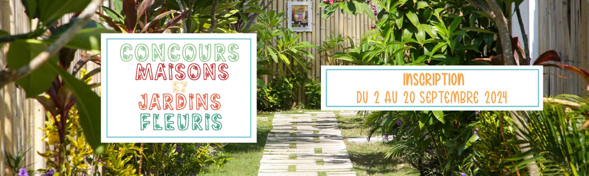 Bandeau concours maisons et jardins fleuris