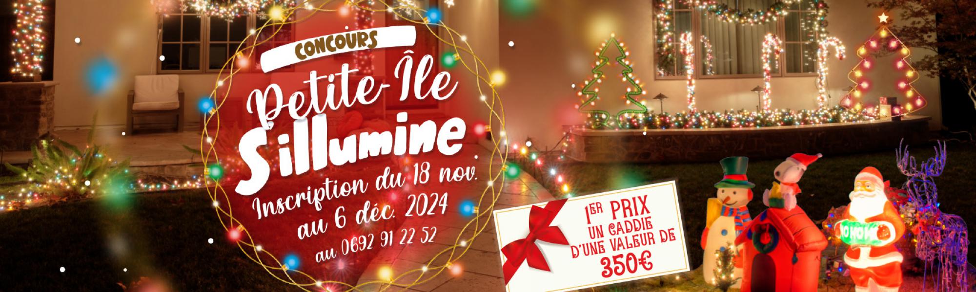 Bandeau concours Petite-Île s'illumine