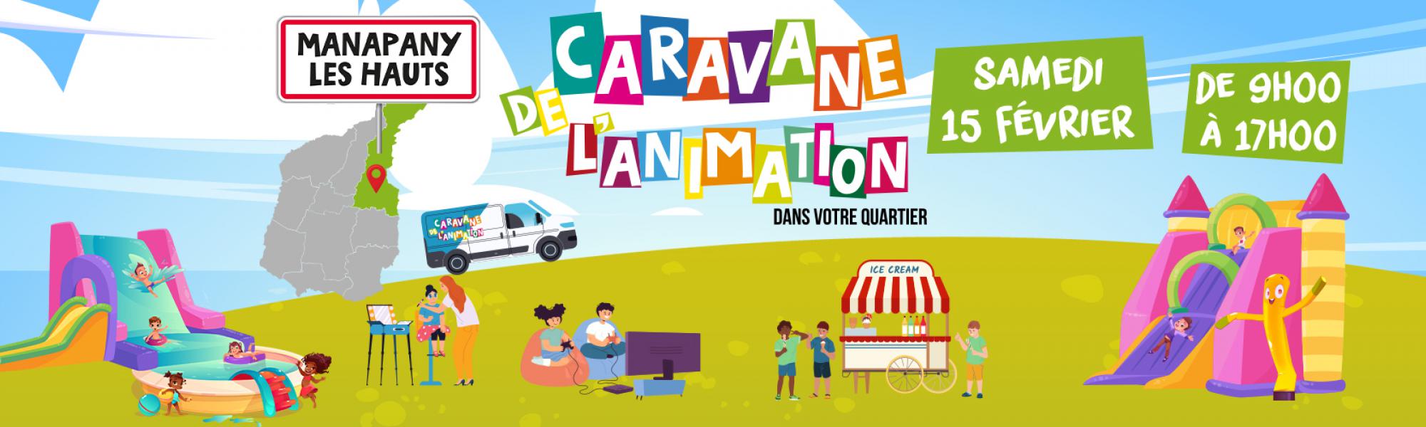 Bandeau caravane de l'animation le samedi 15 février
