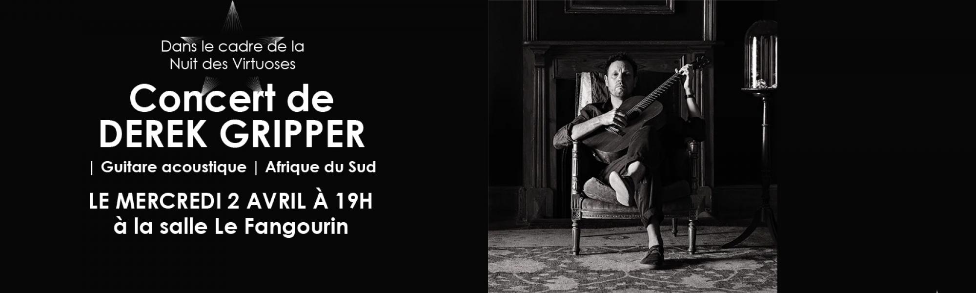 Bandeau Concert de Derek Gripper