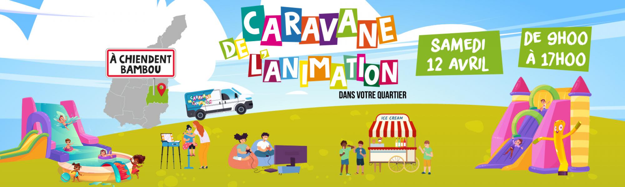 Bandeau caravane de l'animation le samedi 12 avril 
