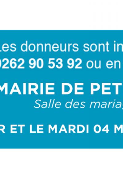 Bandeau don du sang du 25/02 et 4/03