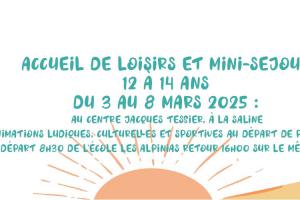 Bandeau accueil de loisirs et mini séjour 